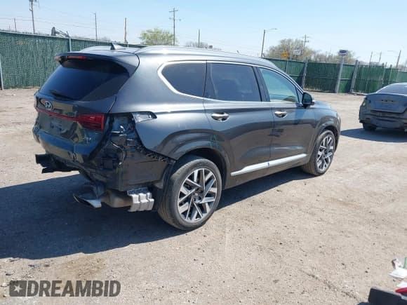✅ 2023 Hyundai Santa Fe Calligraphy • VIN: 5NMS54AL9PH627476 • Lot: 41857518. Listed on IAAI with 39,862 mi. Free auction sales archive from the USA and detailed vehicle history report at DreamBid. Image 4.