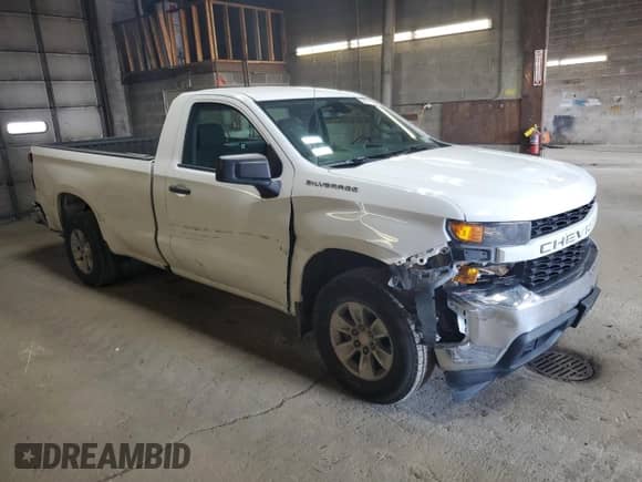 2022 Chevrolet Silverado 1500 Work Truck z VIN 3GCNWAED5NG202440, wystawiony jako Copart lot #75928504 z przebiegiem 85 349 mil mil oraz Szkoda całkowita • Salvage title. Historia ofert i sprzedaży dostępna na DreamBid. Obrazek 4.