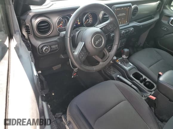 ✅ 2022 Jeep Wrangler Willys Sport • VIN: 1C4GJXANXNW210785 • Lot: 59355275. Listed on Copart with 25,887 mi. Free auction sales archive from the USA and detailed vehicle history report at DreamBid. Image 8.