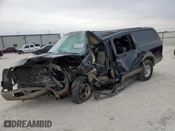 ✅ 2005 Ford Excursion Eddie Bauer • VIN: 1FMNU44L15ED03851 • Lot: 46347405. Wystawiony na Copart z przebiegiem Nie podano. Bezpłatny archiwum sprzedaży aukcyjnych z USA i szczegółowy raport historii pojazdu na DreamBid. Zdjęcie 1.