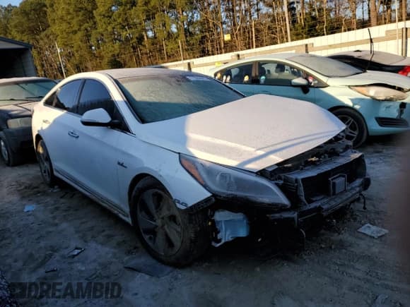 ✅ 2017 Hyundai Sonata Limited • VIN: KMHE34L34HA065123 • Lot: 71990642. Listed on Copart with Not provided. Free auction sales archive from the USA and detailed vehicle history report at DreamBid. Image 4.
