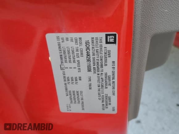 ✅ 2009 Chevrolet Silverado 2500HD Work Truck • VIN: 1GCHC44K29E116006 • Lot: 91641815. Listed on Copart with 172,726 mi. Free auction sales archive from the USA and detailed vehicle history report at DreamBid. Image 12.