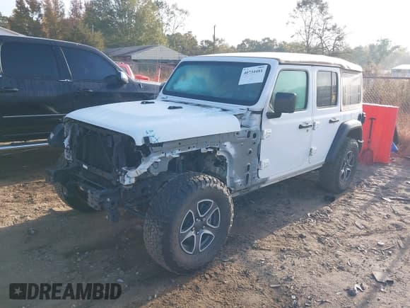 ✅ 2020 Jeep Wrangler Unlimited Willys • VIN: 1C4HJXDG8LW174609 • Лот: 40734481. Опубликован ранее на IAAI с пробегом 45 675 миль. Бесплатный доступ к архиву аукционных продаж из США и подробный отчёт об истории автомобиля на DreamBid. Изображение 2.