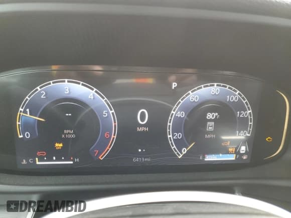 ✅ 2025 Jeep Wagoneer Series II • VIN: 1C4SJVBP7SS507496 • Lot: 81069935. Listed on Copart with 6,413 mi. Free auction sales archive from the USA and detailed vehicle history report at DreamBid. Image 9.