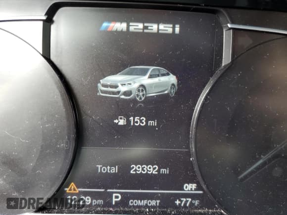 ✅ 2020 BMW 2 Series M235i xDrive • VIN: WBA13AL05L7F65286 • Lot: 64233602. Wystawiony na Copart z przebiegiem 29 392 mil. Bezpłatny archiwum sprzedaży aukcyjnych z USA i szczegółowy raport historii pojazdu na DreamBid. Zdjęcie 8.