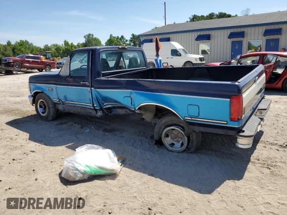 ✅ 1995 Ford F-150 • VIN: 1FTEF15N4SNA14195 • Lot: 58221405. Listed on Copart with Not provided. Free auction sales archive from the USA and detailed vehicle history report at DreamBid. Image 2.