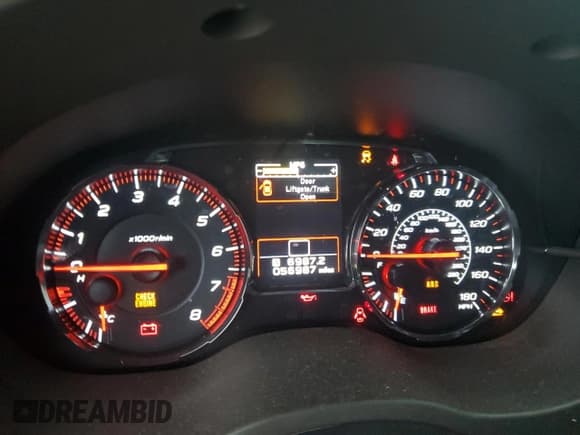 ✅ 2020 Subaru WRX Premium • VIN: JF1VA1C63L9803335 • Lot: 80551315. Listed on Copart with 56,987 mi. Free auction sales archive from the USA and detailed vehicle history report at DreamBid. Image 9.