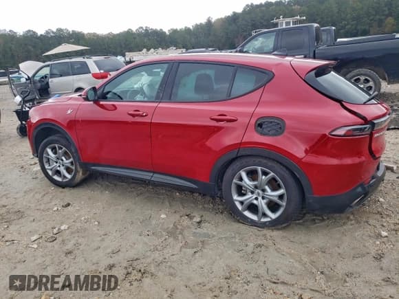 ✅ 2024 Dodge Hornet R/T • VIN: ZACPDFCW4R3A33619 • Lot: 95920785. Listed on Copart with 22,174 mi. Free auction sales archive from the USA and detailed vehicle history report at DreamBid. Image 2.