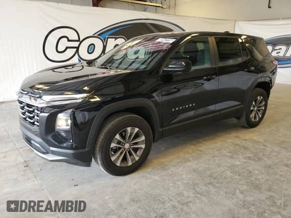 2025 Chevrolet Equinox FWD LT с VIN 3GNAXHEG5SL219425, выставлен на аукционе Copart как лот 60942235 с пробегом 18 098 миль миль и Чистый • Clean title. История ставок и продаж доступна на DreamBid. Изображение 1.