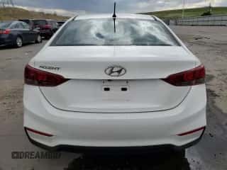 2019 Hyundai Accent SE with VIN 3KPC24A32KE080094, listed as a Copart auction lot 53082584 with 91,811 mi miles and . Bid and sale history available at DreamBid. Image 6.