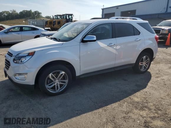 ✅ 2017 Chevrolet Equinox Premier • VIN: 2GNFLGE38H6259360 • Лот: 70625274. Опубликован ранее на Copart с пробегом 55 070 миль. Бесплатный доступ к архиву аукционных продаж из США и подробный отчёт об истории автомобиля на DreamBid. Изображение 1.