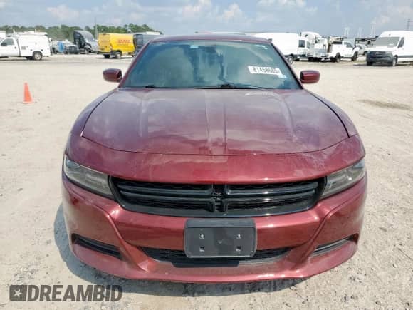 2019 Dodge Charger SXT with VIN 2C3CDXBG0KH657212, listed as a Copart auction lot 81458685 with 69,240 mi miles and Salvage title. Bid and sale history available at DreamBid. Image 5.