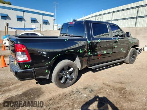 ✅ 2019 Ram 1500 Big Horn • VIN: 1C6SRFFTXKN899210 • Lot: 83941395. Listed on Copart with 73,665 mi. Free auction sales archive from the USA and detailed vehicle history report at DreamBid. Image 3.