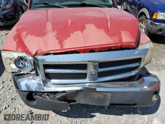 2005 Dodge Dakota SLT with VIN 1D7HW48N75S260969, listed as a Copart auction lot 71647404 with 193,924 mi miles and Salvage title. Bid and sale history available at DreamBid. Image 11.