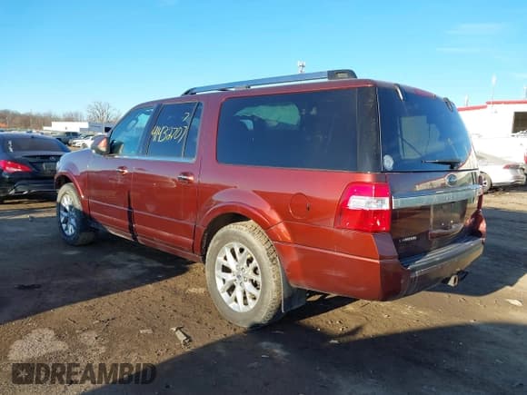✅ 2017 Ford Expedition Max Limited • VIN: 1FMJK2AT5HEA81929 • Lot: 41432707. Wystawiony na IAAI z przebiegiem 130 764 mil. Bezpłatny archiwum sprzedaży aukcyjnych z USA i szczegółowy raport historii pojazdu na DreamBid. Zdjęcie 3.