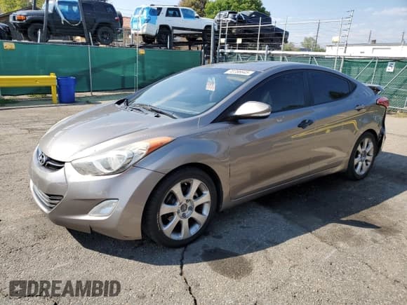 ✅ 2011 Hyundai Elantra Limited • VIN: 5NPDH4AE5BH007740 • Lot: 70766645. Listed on Copart with 122,433 mi. Free auction sales archive from the USA and detailed vehicle history report at DreamBid. Image 1.
