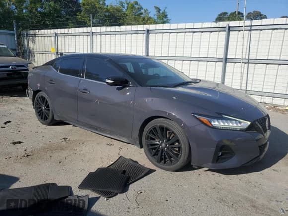 ✅ 2021 Nissan Maxima Platinum • VIN: 1N4AA6FVXMC505545 • Lot: 53000245. Listed on Copart with 73,929 mi. Free auction sales archive from the USA and detailed vehicle history report at DreamBid. Image 4.