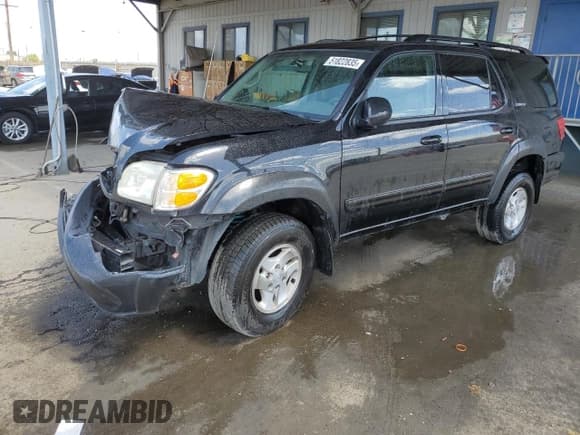 ✅ 2001 Toyota Sequoia Limited • VIN: 5TDZT38A01S044303 • Lot: 51822835. Listed on Copart with 344,872 mi. Free auction sales archive from the USA and detailed vehicle history report at DreamBid. Image 1.