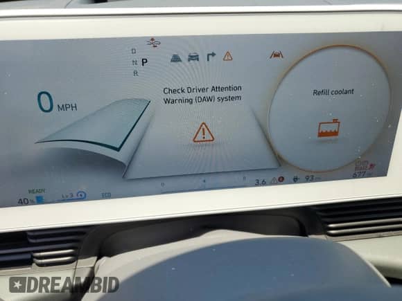 2024 Hyundai Ioniq 5 Limited z VIN KM8KR4DE2RU286866, wystawiony jako Copart lot #62436204 z przebiegiem 677 mil mil oraz Szkoda całkowita • Salvage title. Historia ofert i sprzedaży dostępna na DreamBid. Obrazek 9.