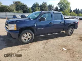 2010 Chevrolet Silverado 1500 LT with VIN 3GCRKSE37AG296731, listed as a Copart auction lot 80344165 with 185,019 mi miles and Salvage title. Bid and sale history available at DreamBid. Image 1.