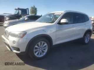 ✅ 2016 BMW X3 sDrive28i • VIN: 5UXWZ7C58G0M83648 • Lot: 81841395. Listed on Copart with 108,191 mi. Free auction sales archive from the USA and detailed vehicle history report at DreamBid. Image 1.