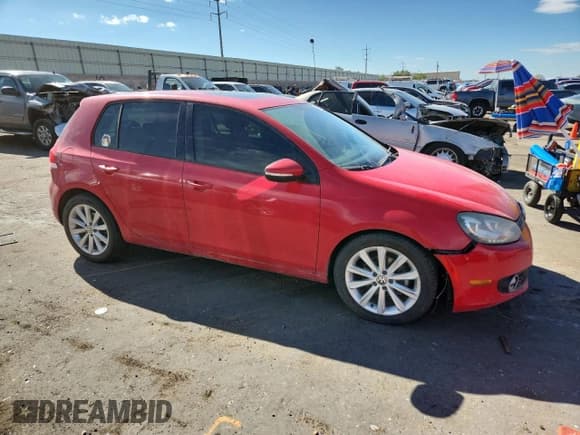 ✅ 2012 Volkswagen Golf TDI • VIN: WVWDM7AJ2CW030477 • Lot: 81703895. Listed on Copart with 190,733 mi. Free auction sales archive from the USA and detailed vehicle history report at DreamBid. Image 4.