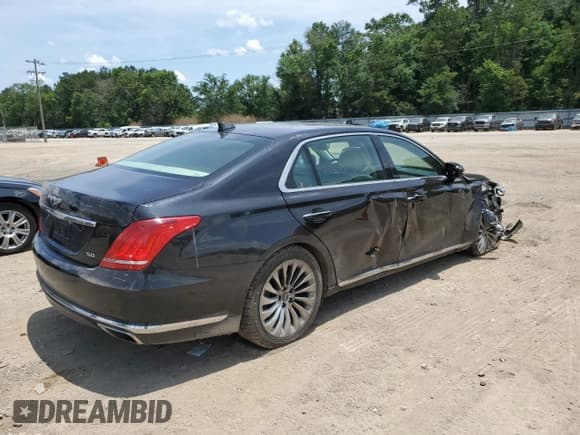 ✅ 2018 Genesis G90 Ultimate • VIN: KMHG54JH2JU044373 • Лот: 59784345. Опубликован ранее на Copart с пробегом 115 169 миль. Бесплатный доступ к архиву аукционных продаж из США и подробный отчёт об истории автомобиля на DreamBid. Изображение 3.