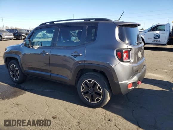 ✅ 2016 Jeep Renegade Trailhawk • VIN: ZACCJBCT7GPD74590 • Lot: 83590214. Listed on Copart with 145,042 mi. Free auction sales archive from the USA and detailed vehicle history report at DreamBid. Image 2.