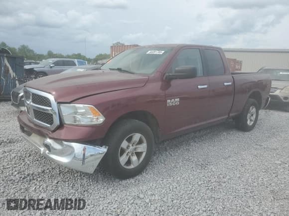 ✅ 2017 Ram 1500 SLT • VIN: 1C6RR7GG6HS583593 • Lot: 55281785. Listed on Copart with Not provided. Free auction sales archive from the USA and detailed vehicle history report at DreamBid. Image 1.