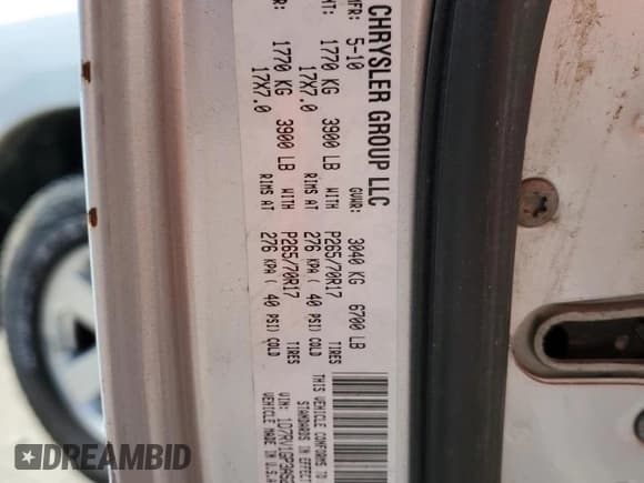 ✅ 2010 Dodge 1500 SLT • VIN: 1D7RV1GP3AS234310 • Lot: 50831815. Wystawiony na Copart z przebiegiem 201 136 mil. Bezpłatny archiwum sprzedaży aukcyjnych z USA i szczegółowy raport historii pojazdu na DreamBid. Zdjęcie 12.