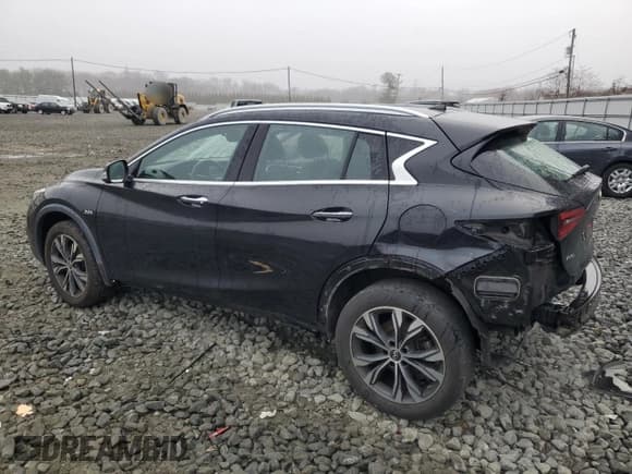 ✅ 2018 Infiniti QX30 Essential • VIN: SJKCH5CR7JA005105 • Lot: 49697605. Listed on Copart with 71,520 mi. Free auction sales archive from the USA and detailed vehicle history report at DreamBid. Image 2.