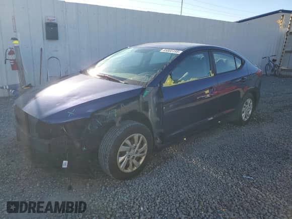 2017 Hyundai Elantra SE with VIN 5NPD74LF7HH089830, listed as a Copart auction lot 85665155 with 85,984 mi miles and Salvage title. Bid and sale history available at DreamBid. Image 1.