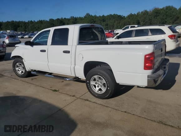 2005 Dodge Dakota SLT with VIN 1D7HE48K85S237791, listed as a Copart auction lot 73787444 with 154,958 mi miles and Salvage title. Bid and sale history available at DreamBid. Image 2.
