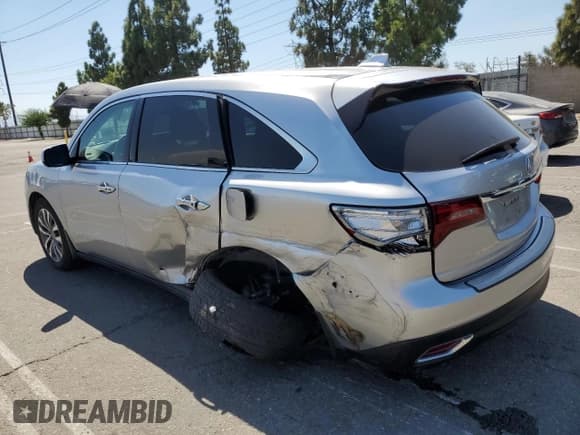 ✅ 2015 Acura MDX Technology • VIN: 5FRYD4H68FB022246 • Lot: 71813105. Listed on Copart with 86,927 mi. Free auction sales archive from the USA and detailed vehicle history report at DreamBid. Image 2.