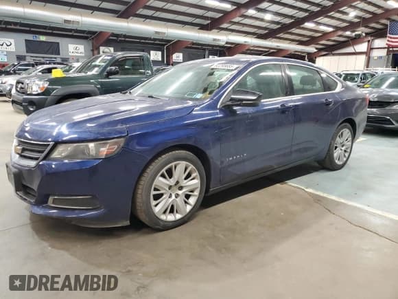 ✅ 2014 Chevrolet Impala LS • VIN: 1G11Y5SL8EU117559 • Лот: 92295685. Опубликован ранее на Copart с пробегом 93 685 миль. Бесплатный доступ к архиву аукционных продаж из США и подробный отчёт об истории автомобиля на DreamBid. Изображение 1.