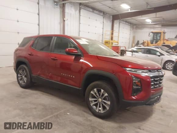 2025 Chevrolet Equinox AWD LT с VIN 3GNAXPEG2SL124816, выставлен на аукционе IAAI как лот 42080846 с пробегом 3 576 миль миль и . История ставок и продаж доступна на DreamBid. Изображение 1.