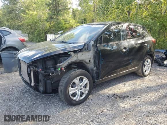 2013 Hyundai Tucson GL with VIN KM8JT3AC2DU703163, listed as a Copart auction lot 69614425 with 175,796 mi miles and Salvage title. Bid and sale history available at DreamBid. Image 1.