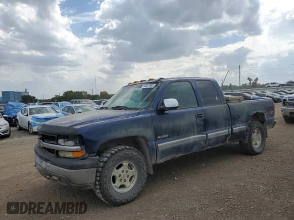 2002 Chevrolet Silverado 1500 LS with VIN 2GCEK19V321216162, listed as a Copart auction lot 84807685 with 287,684 mi miles and Salvage title. Bid and sale history available at DreamBid. Image 1.