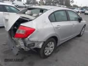 ✅ 2012 Honda Civic LX • VIN: 19XFB2F51CE393084 • Lot: 43652783. Listed on IAAI with 170,649 mi. Free auction sales archive from the USA and detailed vehicle history report at DreamBid. Image 4.