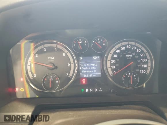 ✅ 2009 Dodge 1500 Laramie • VIN: 1D3HV13T19J505186 • Lot: 90485115. Listed on Copart with 163,187 mi. Free auction sales archive from the USA and detailed vehicle history report at DreamBid. Image 9.