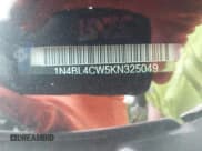 ✅ 2019 Nissan Altima SR • VIN: 1N4BL4CW5KN325049 • Лот: 42716714. Опубликован ранее на IAAI с пробегом 51 655 миль. Бесплатный доступ к архиву аукционных продаж из США и подробный отчёт об истории автомобиля на DreamBid. Изображение 17.