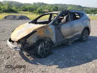 ✅ 2018 Hyundai Santa Fe Ultimate • VIN: 5XYZWDLA1JG534296 • Лот: 62501795. Опубликован ранее на Copart с пробегом Не указан. Бесплатный доступ к архиву аукционных продаж из США и подробный отчёт об истории автомобиля на DreamBid. Изображение 1.