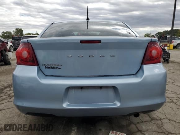✅ 2013 Dodge Avenger SE • VIN: 1C3CDZAB1DN567885 • Lot: 82324875. Listed on Copart with 123,323 mi. Free auction sales archive from the USA and detailed vehicle history report at DreamBid. Image 6.