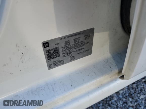 ✅ 2019 GMC Sierra 2500HD • VIN: 1GT12NEY0KF229840 • Lot: 42327695. Listed on Copart with 166,352 mi. Free auction sales archive from the USA and detailed vehicle history report at DreamBid. Image 12.