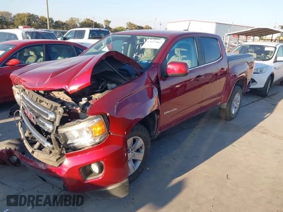 ✅ 2018 GMC Canyon 2WD SLE • VIN: 1GTG5CEN4J1286422 • Lot: 43657062. Listed on IAAI with 73,314 mi. Free auction sales archive from the USA and detailed vehicle history report at DreamBid. Image 2.