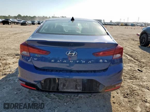 2019 Hyundai Elantra SEL z VIN 5NPD84LFXKH418640, wystawiony jako Copart lot #85314275 z przebiegiem 67 650 mil mil oraz Szkoda całkowita • Salvage title. Historia ofert i sprzedaży dostępna na DreamBid. Obrazek 6.