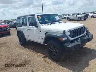 ✅ 2025 Jeep Wrangler Willys • VIN: 1C4PJXDG7SW546578 • Lot: 42341987. Listed on IAAI with 1,041 mi. Free auction sales archive from the USA and detailed vehicle history report at DreamBid. Image 1.