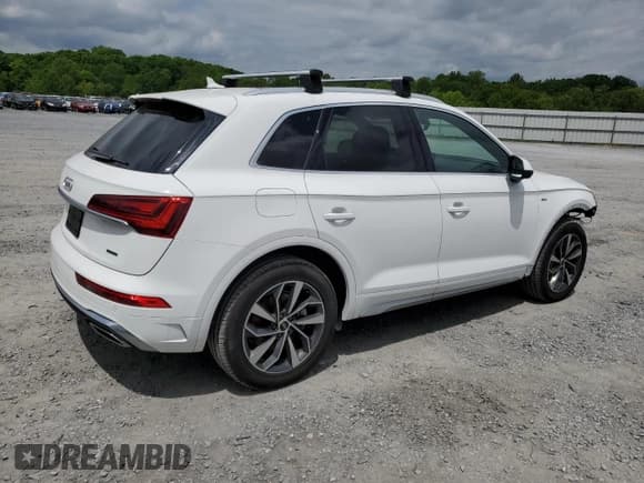 ✅ 2023 Audi Q5 S line Premium Plus • VIN: WA1EAAFY5P2057146 • Lot: 54384905. Listed on Copart with 41,467 mi. Free auction sales archive from the USA and detailed vehicle history report at DreamBid. Image 3.