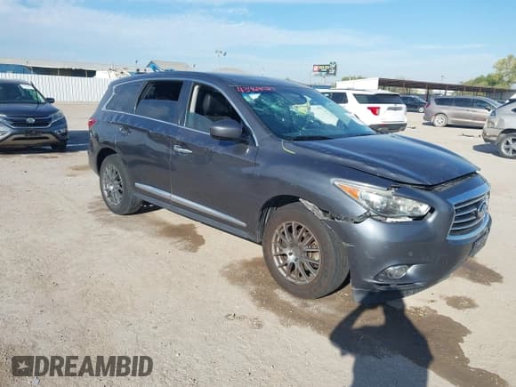 ✅ 2013 Infiniti JX35 • VIN: 5N1AL0MN0DC320193 • Lot: 43469021. Wystawiony na IAAI z przebiegiem 173 462 mil. Bezpłatny archiwum sprzedaży aukcyjnych z USA i szczegółowy raport historii pojazdu na DreamBid. Zdjęcie 1.