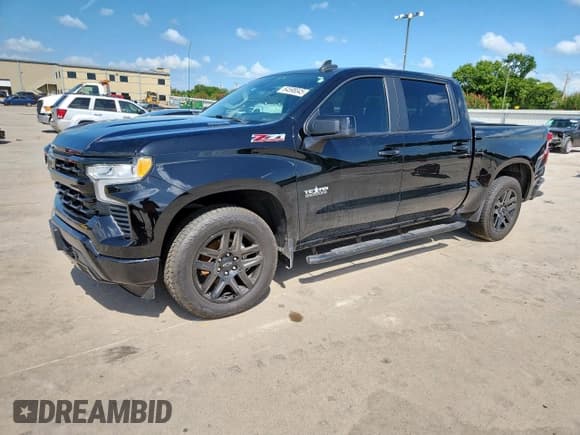 ✅ 2023 Chevrolet Silverado 1500 RST • VIN: 1GCUDEE87PZ306930 • Lot: 64598045. Listed on Copart with Not provided. Free auction sales archive from the USA and detailed vehicle history report at DreamBid. Image 1.